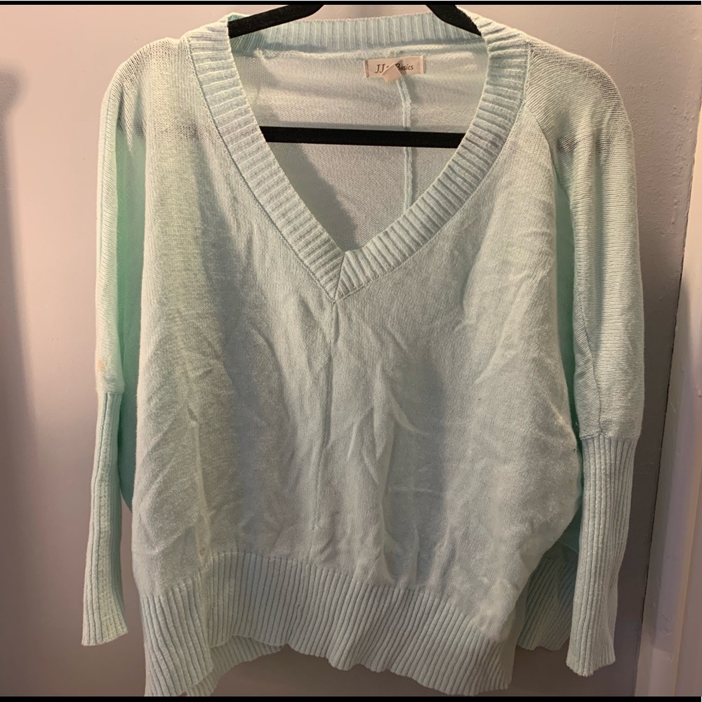 Mint green cardigan